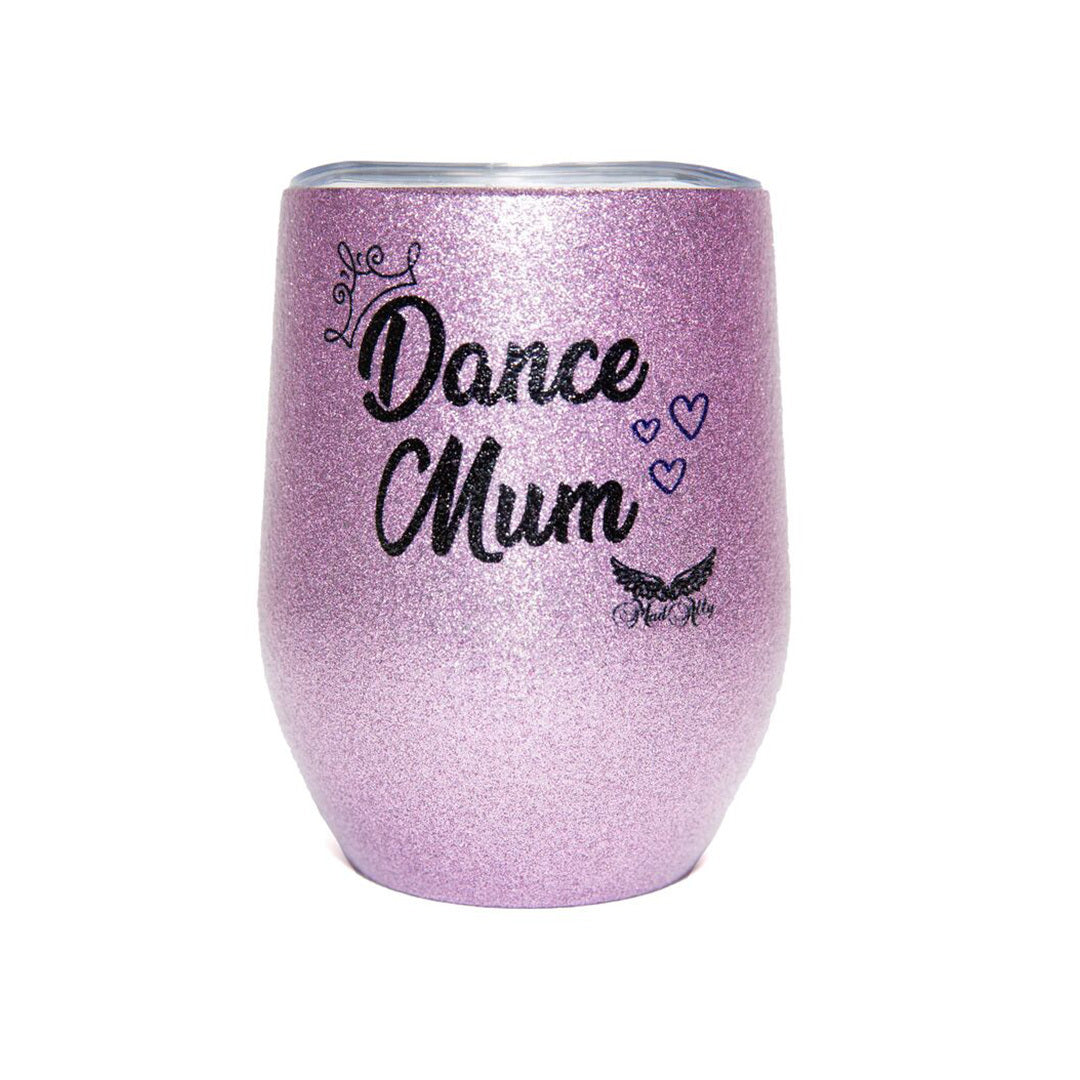 Mad Ally Stemless Glitter Cup - Dance Mum - Stemless mug - Side