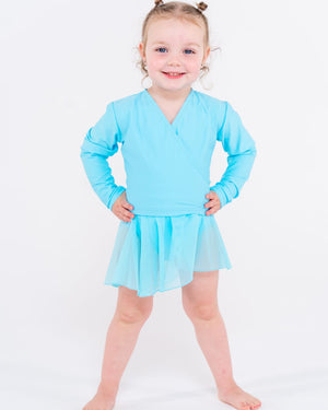 Total Dance Studio Wear Child's Pull-On Ballet Crossover Wrap Top - View 19