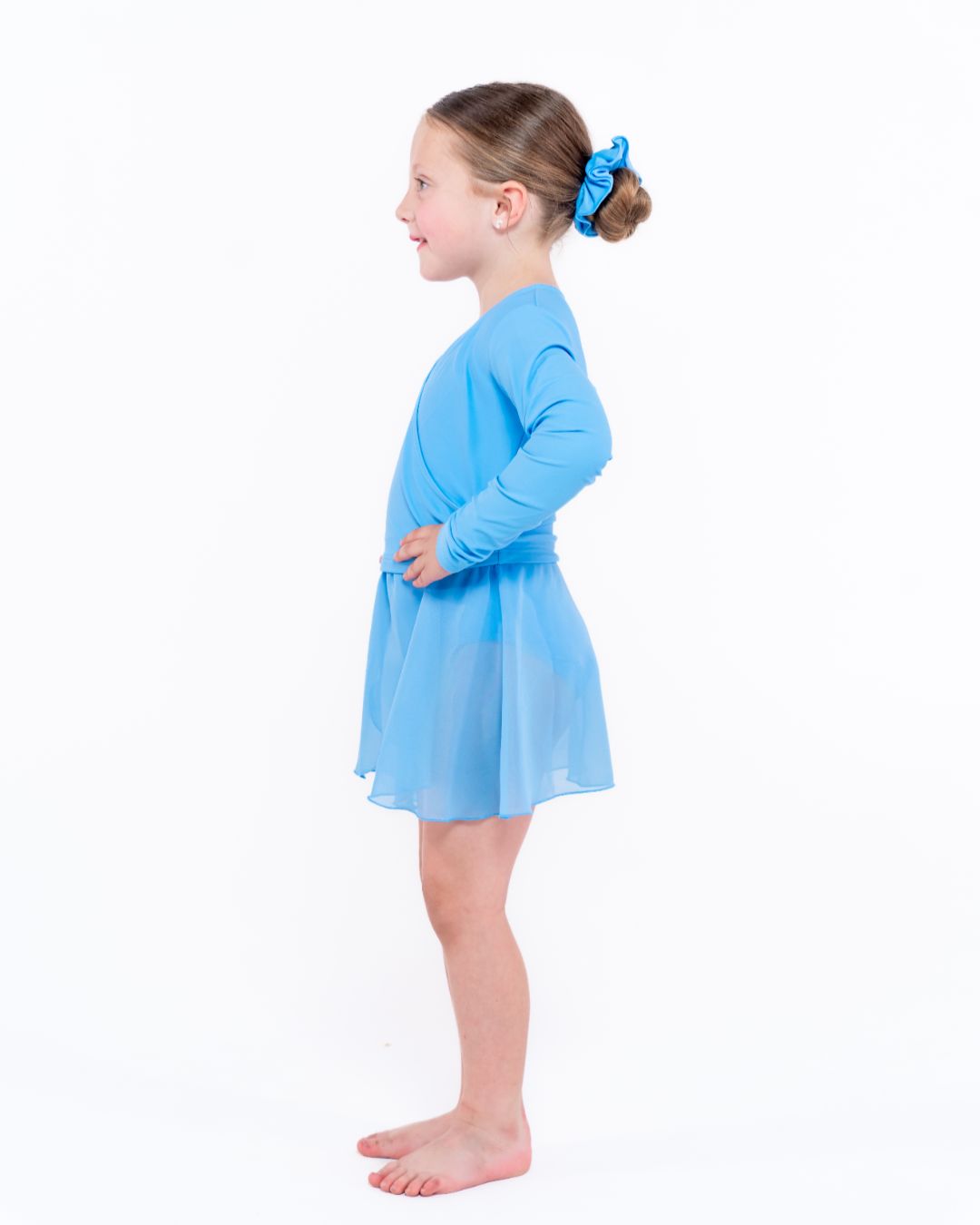 Total Dance Studio Wear Child's Pull-On Ballet Crossover Wrap Top - View 18