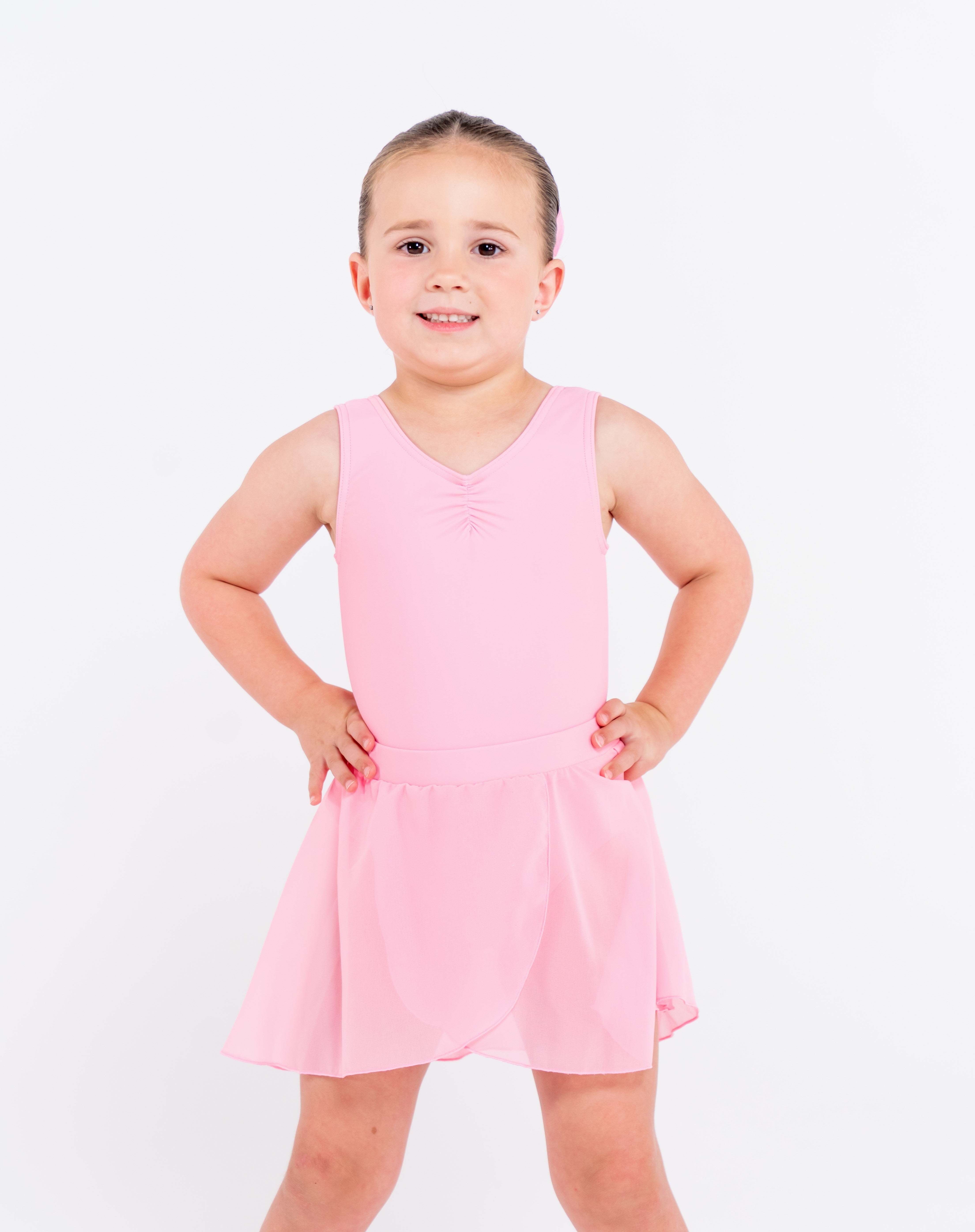 Total Dance Studio Wear Chiffon Pull-On Ballet Wrap Skirt - Pull on Ballet Skirt