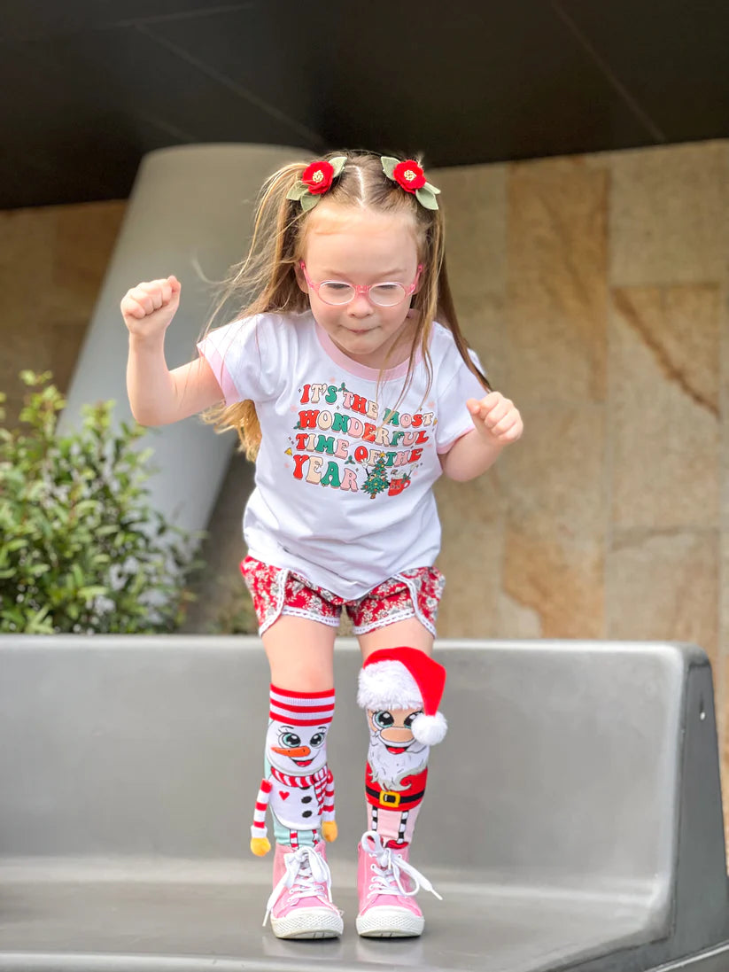 MADMIA Santa and Snowman Socks - Fun Socks - Back