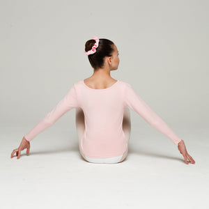 Total Dance Studio Wear Bamboo Warm-Up Dance Top - Long Sleeve Eco-Friendly - Warm Up Top - Back