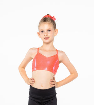Pink Lemon Dancewear Mystique Crop Top - High-Performance Gymnastics Training Wear - Crops - View 8