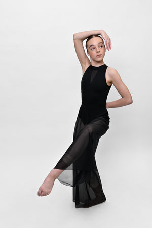 Total Dance Studio Wear Contemporary Mesh Pant - Dance Pants - Detail