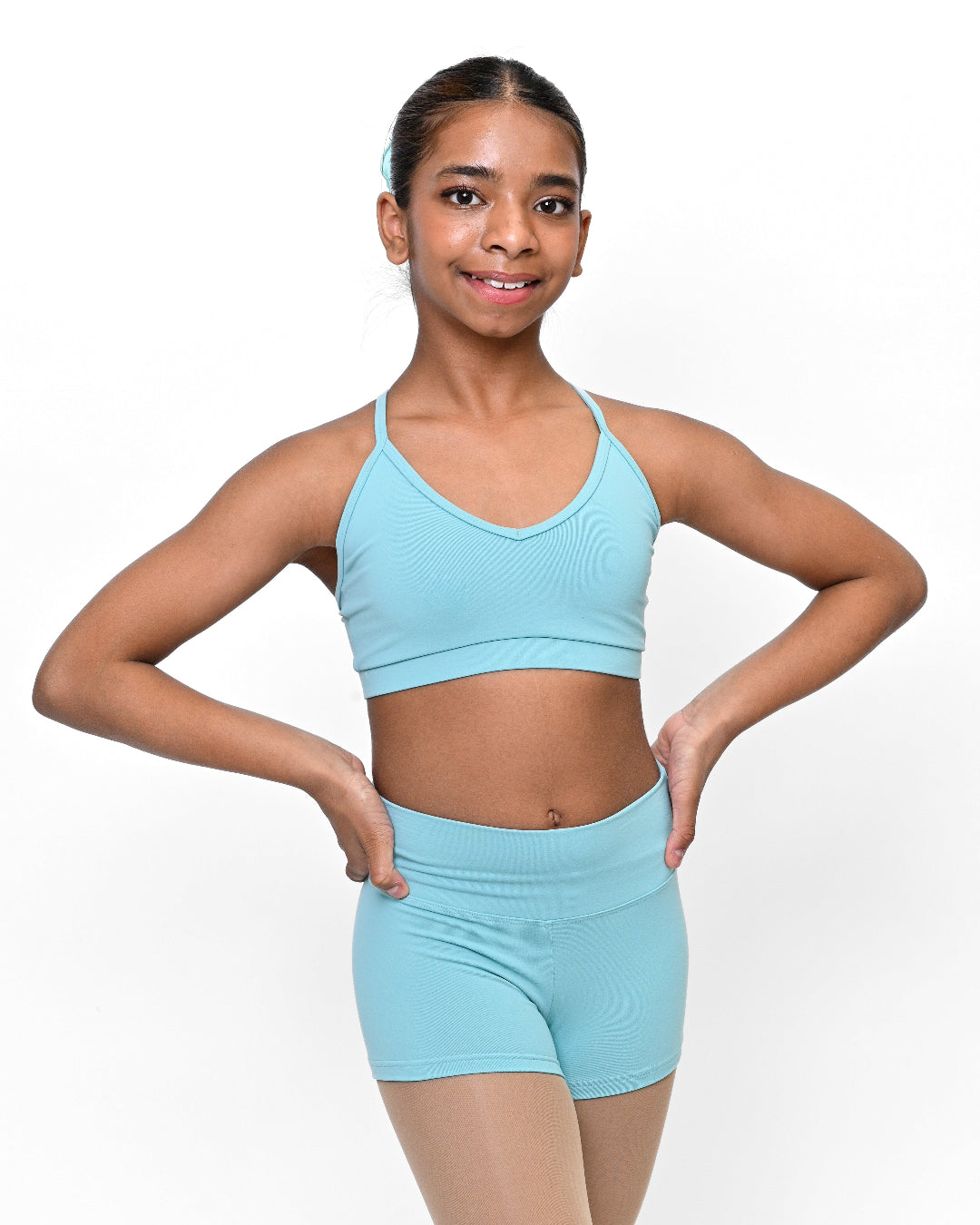 Total Dance Studio Wear Essential Dance Cross Strap Crop Top - Crops
