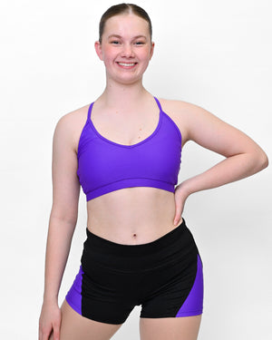 Total Dance Studio Wear Splice Dance Shorts - Close-up