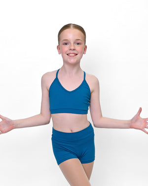 Total Dance Studio Wear Essential Dance Cross Strap Crop Top - Crops - View 6
