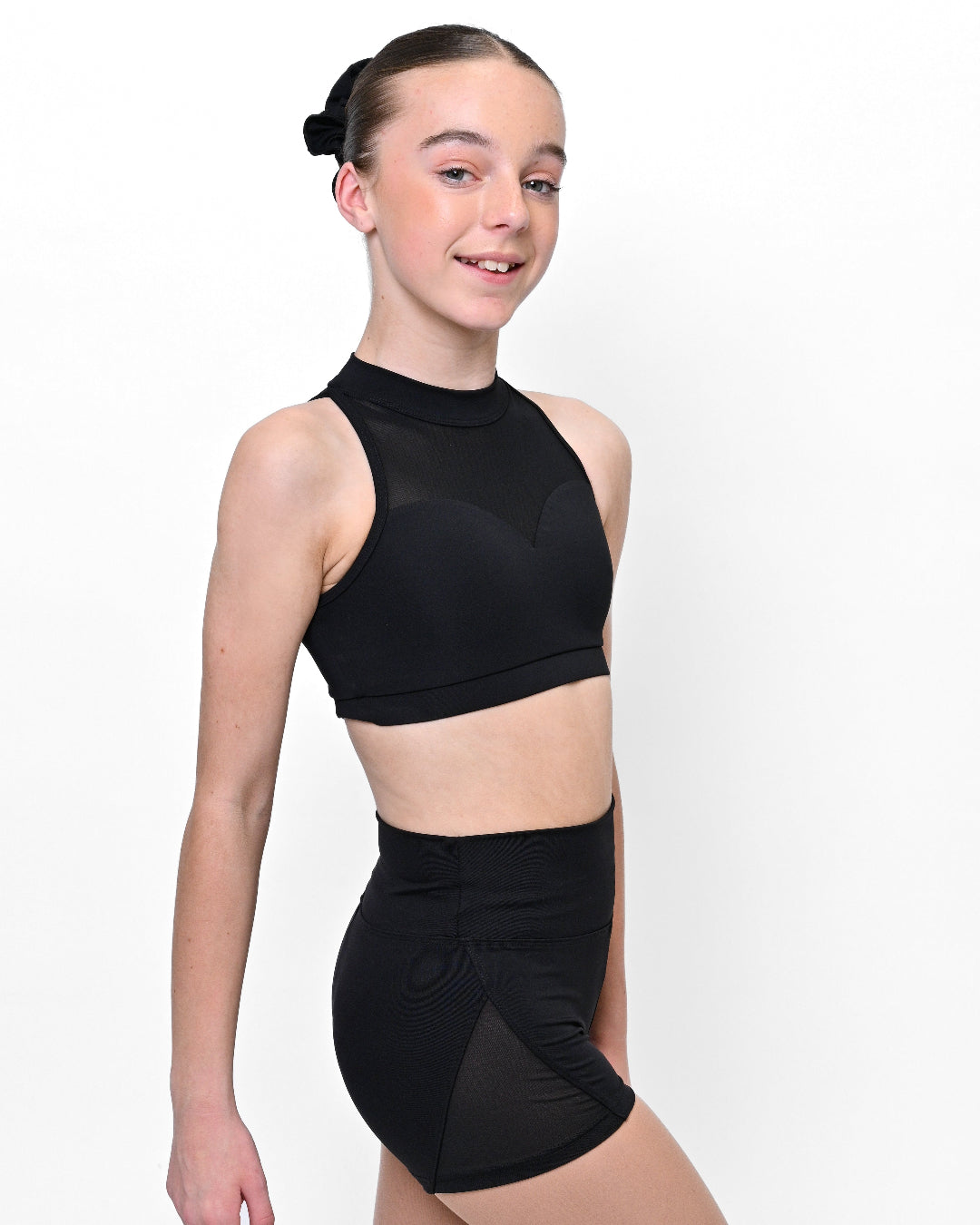Total Dance Studio Wear Splice Dance Shorts - Detail