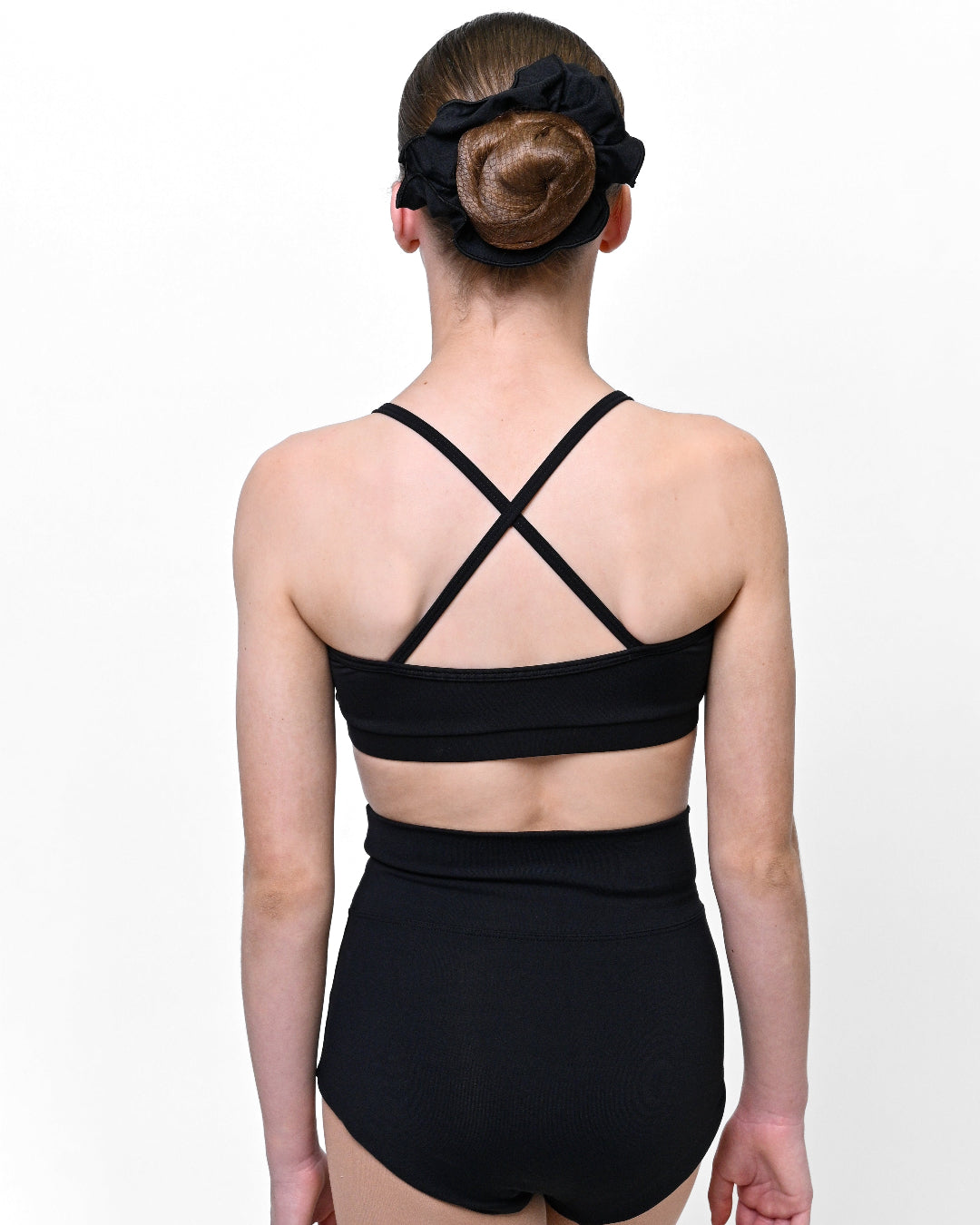 Total Dance Studio Wear Essential Dance Cross Strap Crop Top - Crops - View 10