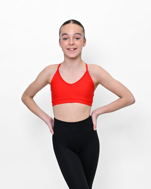 Total Dance Studio Wear Essential Dance Cross Strap Crop Top - Crops - View 11