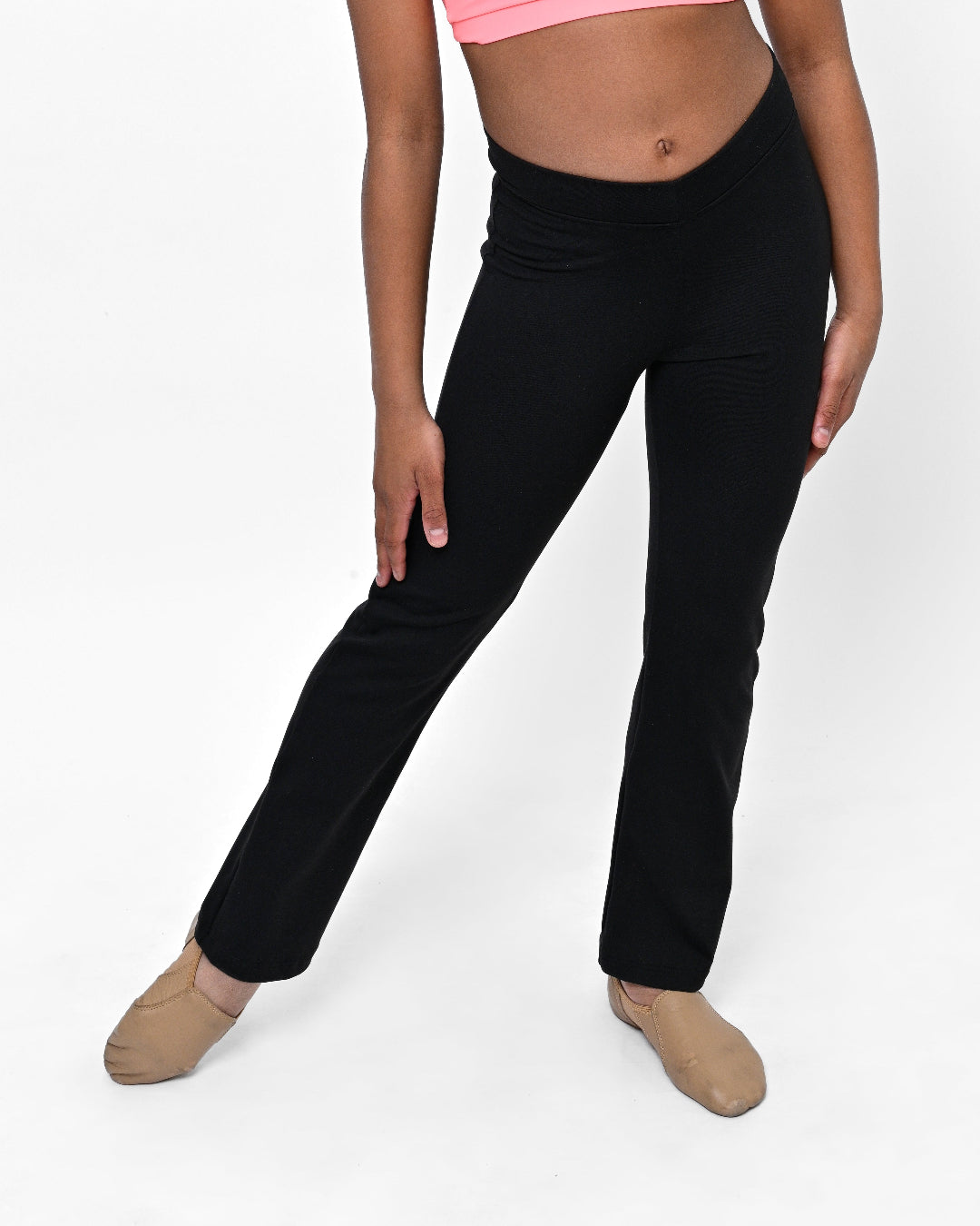 Total Dance Studio Wear Essential V Band - Straight Dance Pant - Leggings - Back