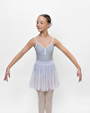 Total Dance Studio Wear Mesh Circle Skirt with Mesh Waist Band - Mesh Skirt