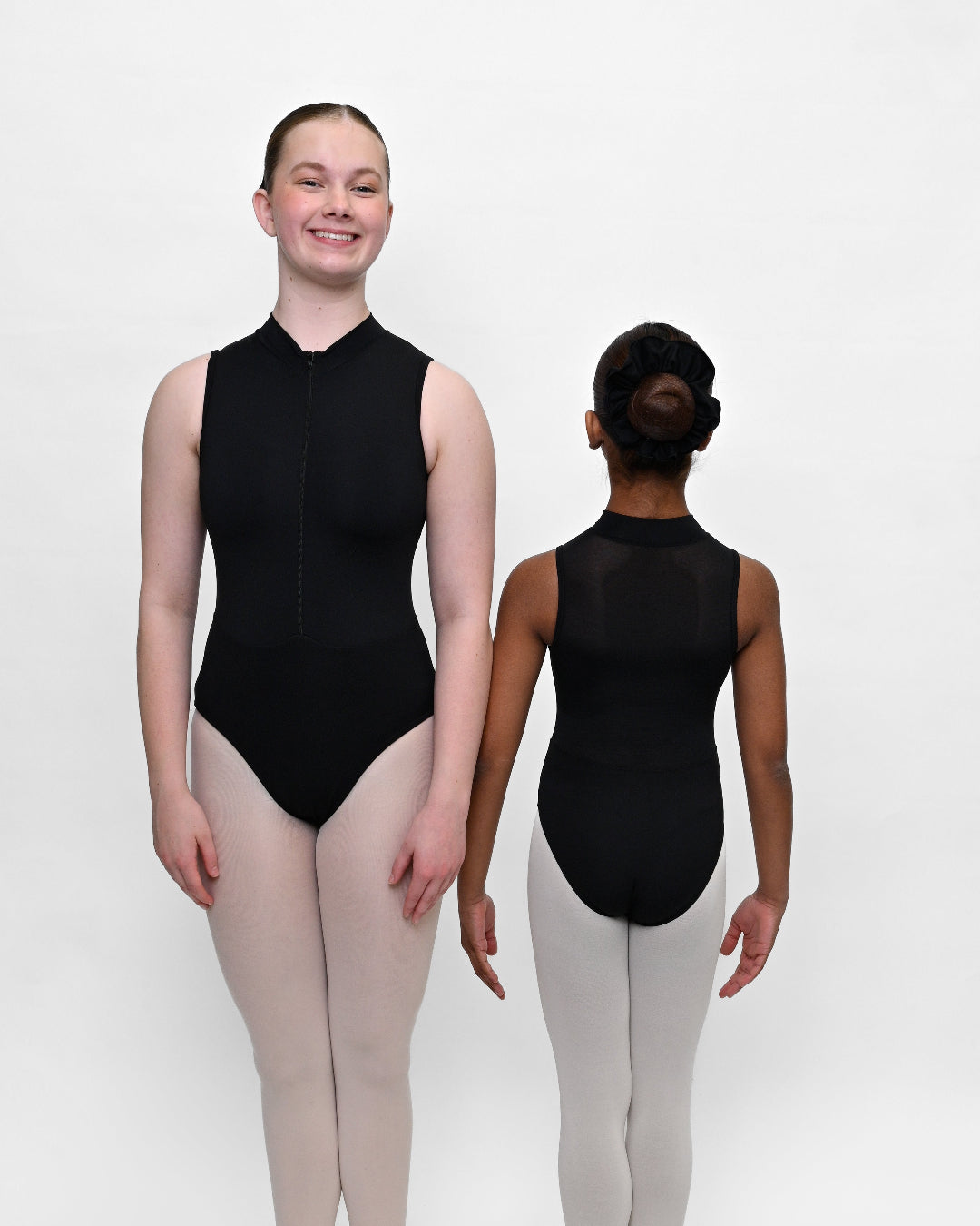 Total Dance Studio Wear Elara Mesh Panel Dance Leotard - Leotards - Back