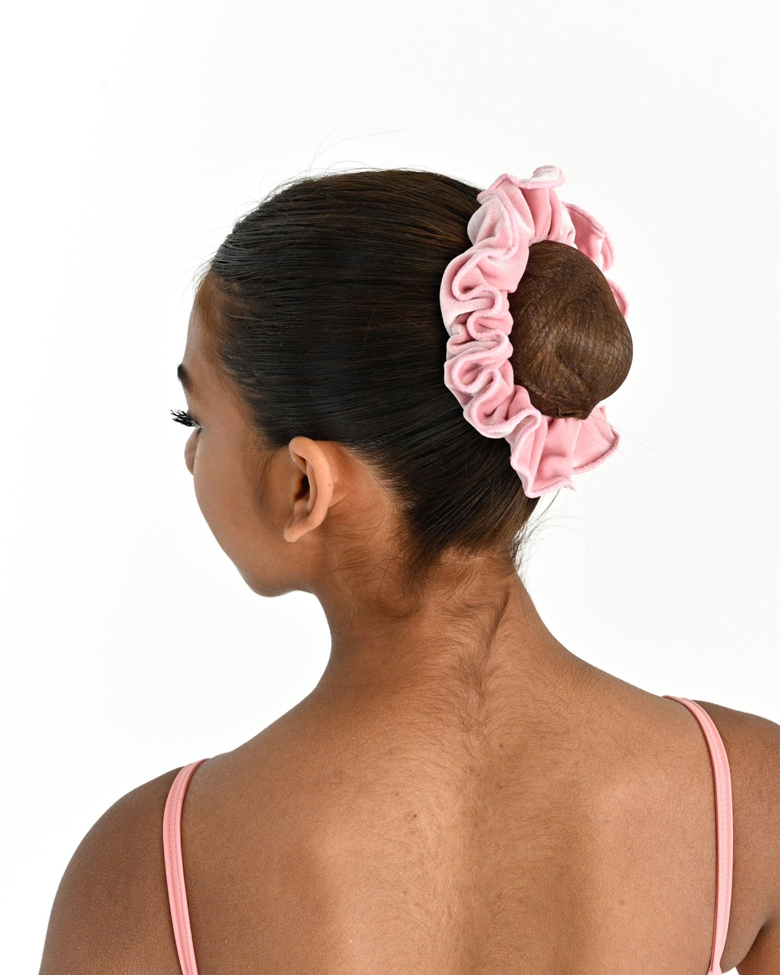 Aurora Velvet Scrunchie - Pink