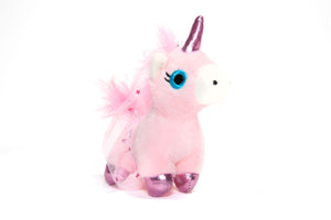 Mad Ally Ballerina Buddies Keyring - Sparklez Unicorn - Plush Keyring - Back