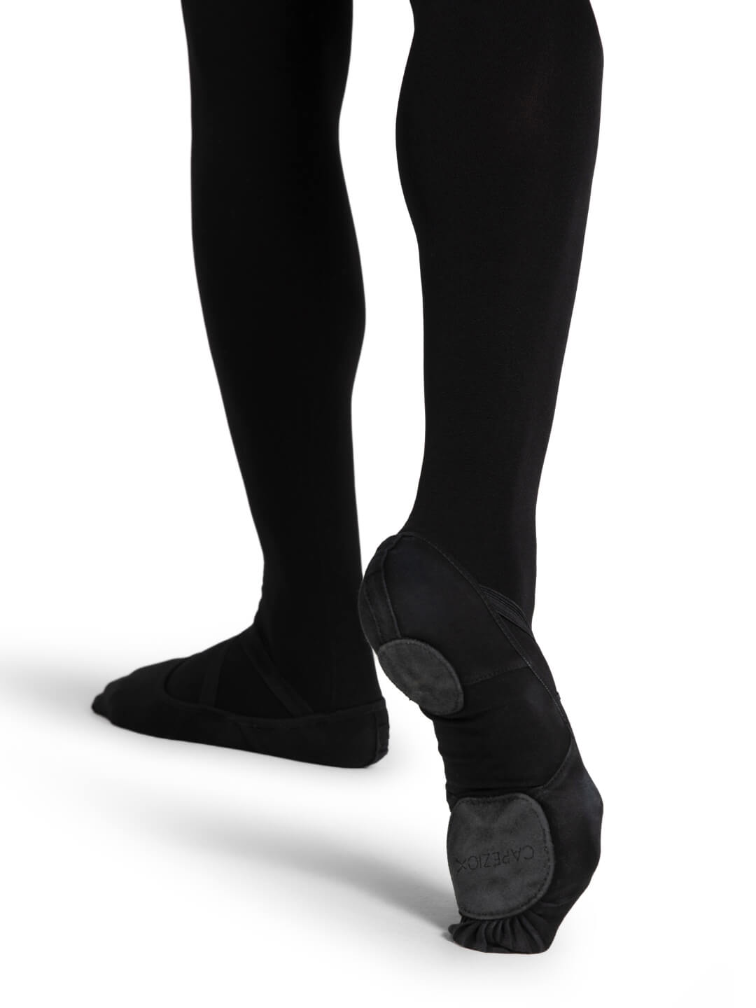 Capezio Hanami Canvas Split-Sole Ballet Shoes - Adult - Black
