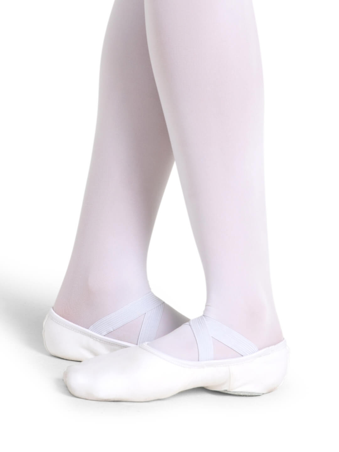 Capezio Hanami Canvas Split-Sole Ballet Shoes - Adult - White