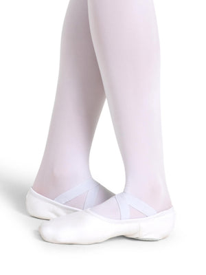 Capezio Hanami Canvas Split-Sole Ballet Shoes - Adult - White