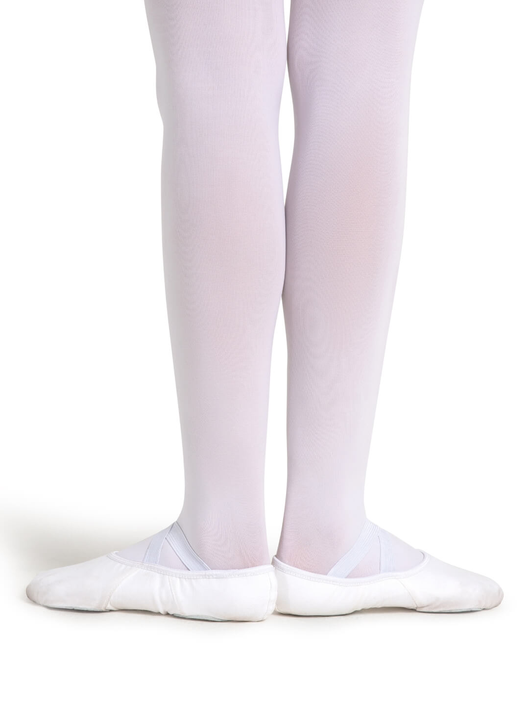 Capezio Hanami Canvas Split-Sole Ballet Shoes - Adult - White - Side