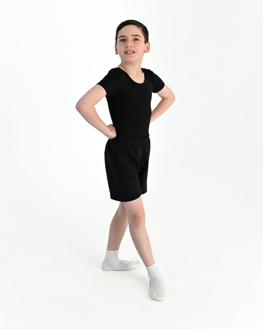 Essential Boys Short Sleeve Leotard