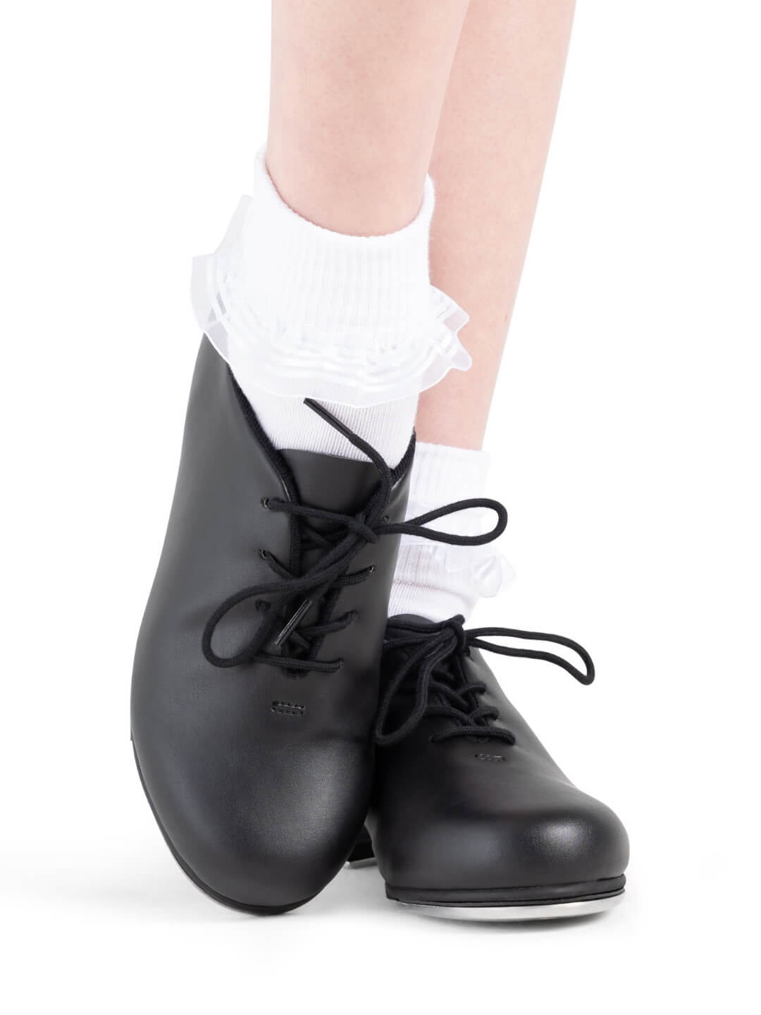 Capezio Downtown Lace up Tap shoe - Tap Shoes - Close-up