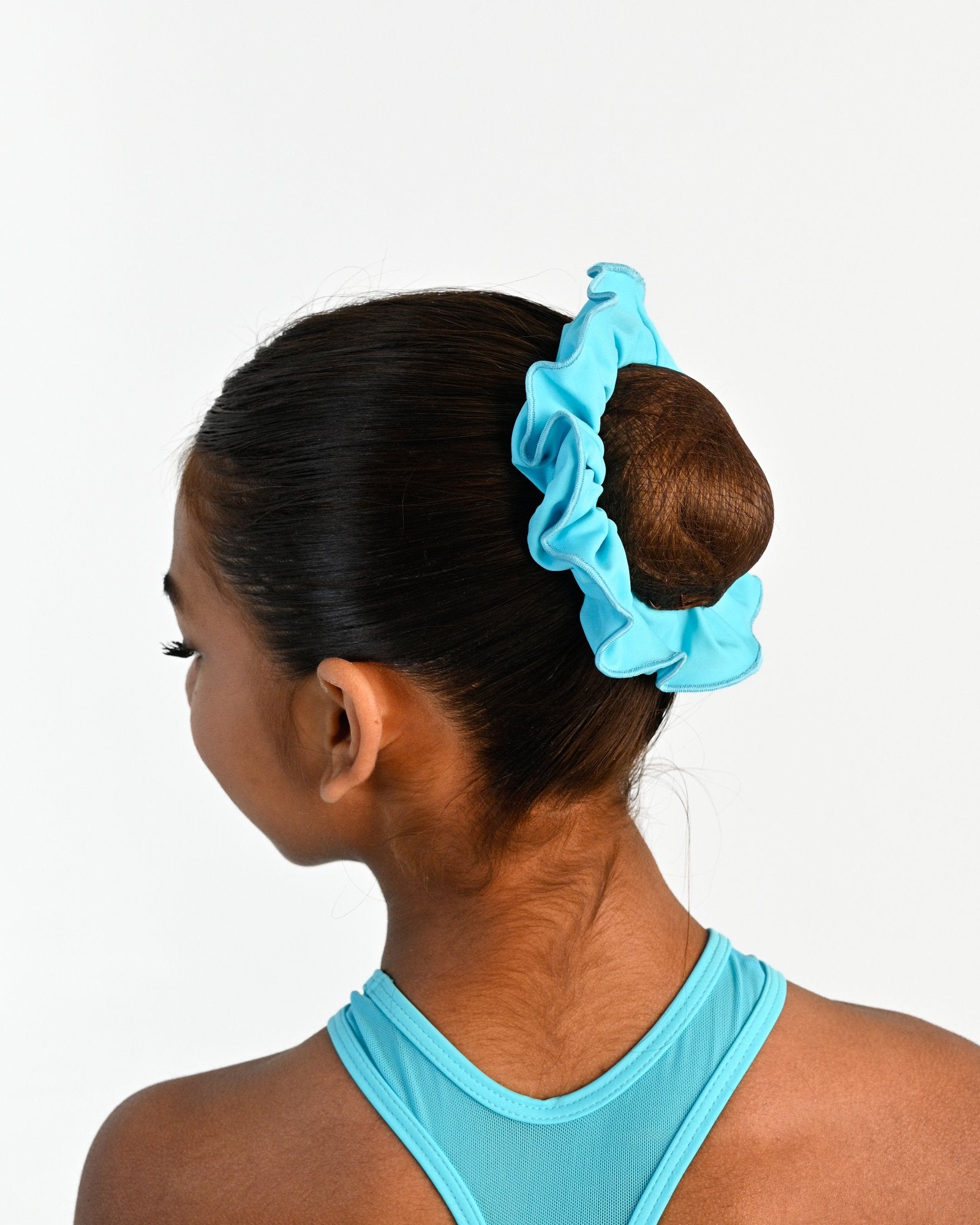 Electra hair scrunchie in Lagoon