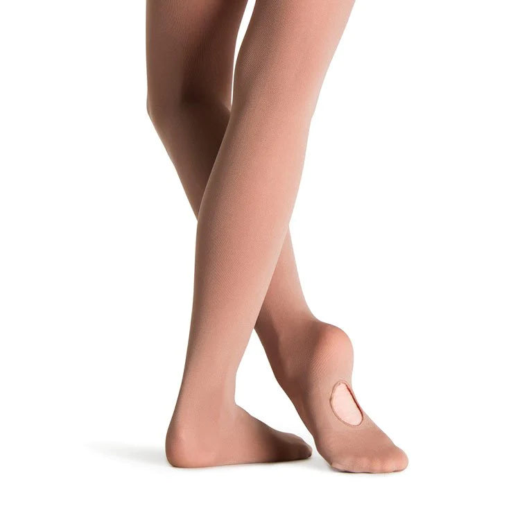 Bloch Embrace Convertible Child Tights - Side