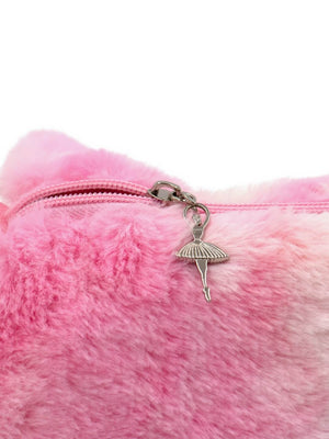 Capezio Faux Fur Dance Duffel Bag - Dance Bag - Detail