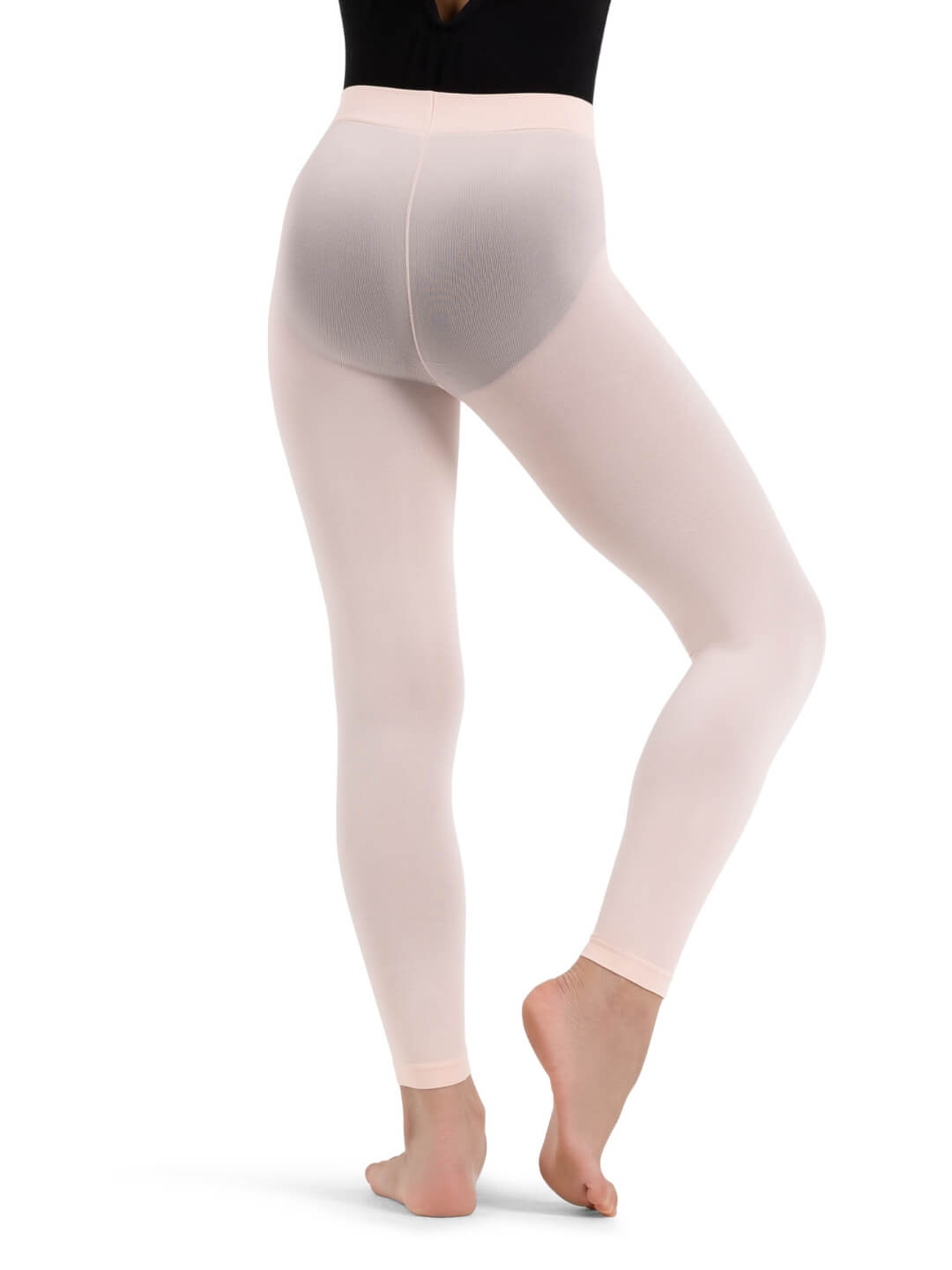 Capezio Footless Tights with Self Knit Waist Band - Childs - View 6