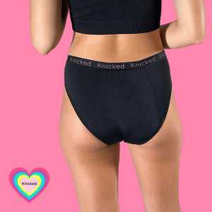 Knicked Active Stretch - Overnight Period Underwear - Heavy Absorbency - Back