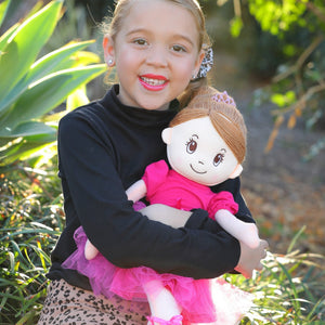 Mad Ally Ballerina Indi Doll - Raspberry - Ballerina Doll - Side