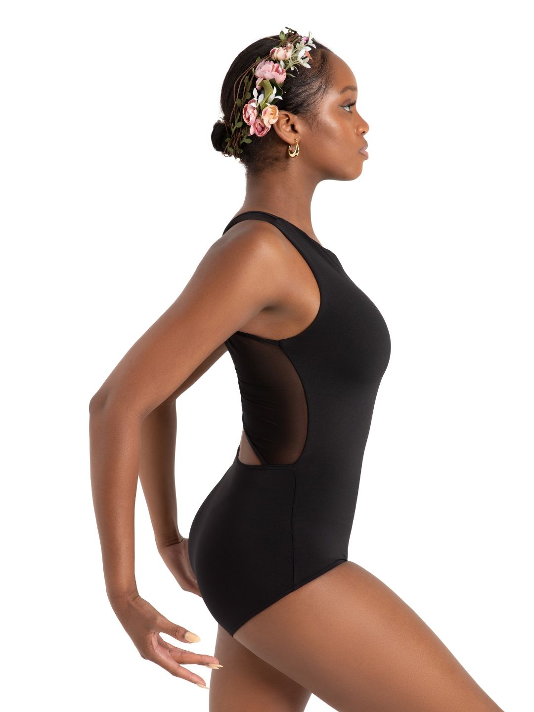 Capezio Marigold Mesh Back Leotard - Leotards - Side