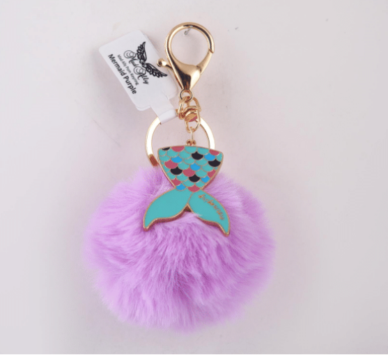 Mad Ally Pom Pom Keyring - Side