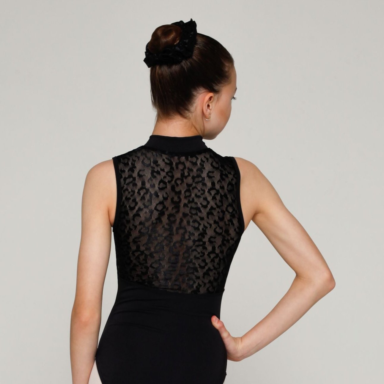 Poppy Leopard Lace Leotard - Pink Lemon Dancewear