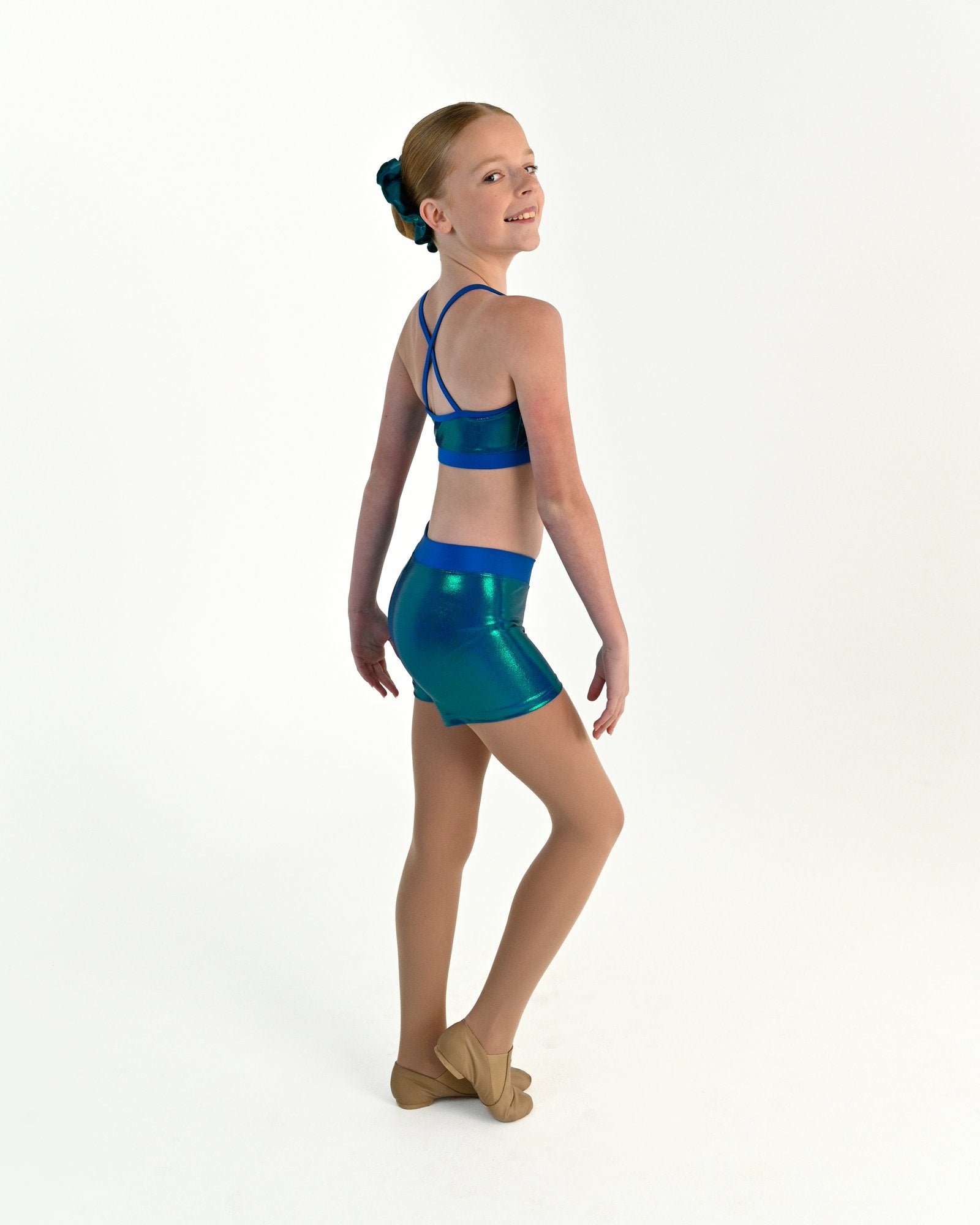 Vibe Crop Top - Ocean Teal 2