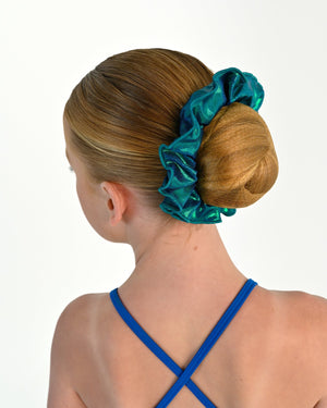Vibe Mystique hair scrunchie in Ocean Teal
