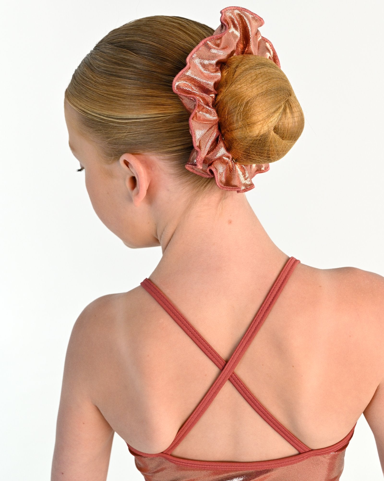 Vibe Mystique hair scrunchie in Rose Gold
