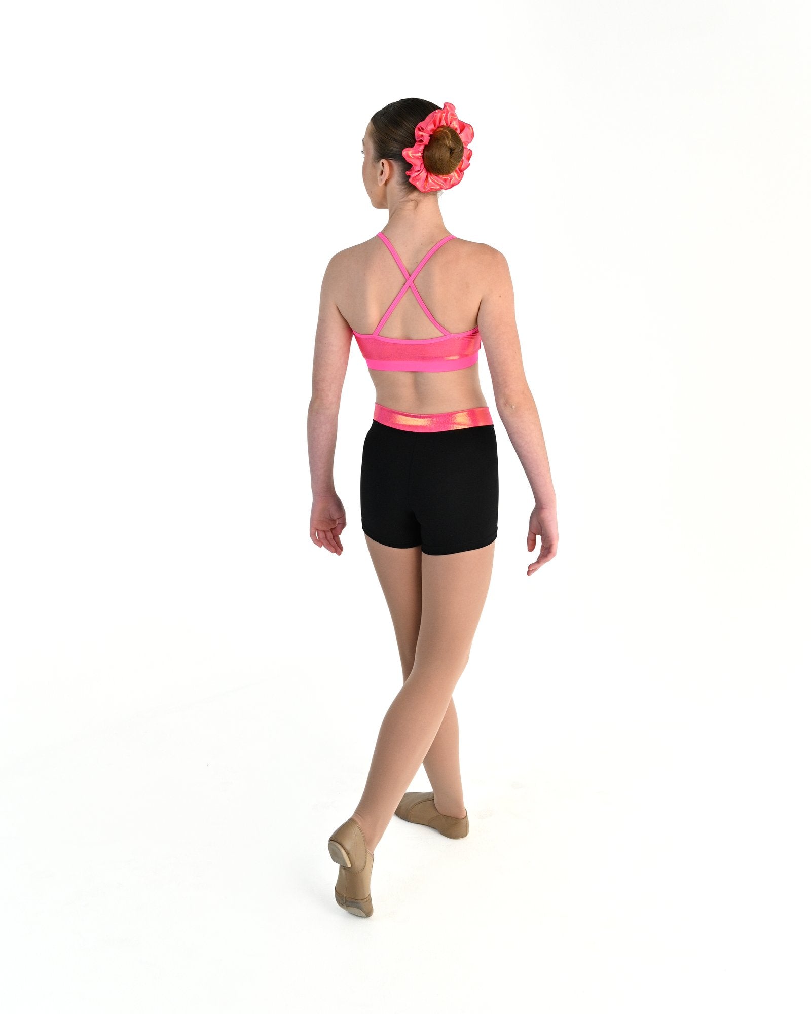 Vibe V Band Shorts - Electric Pink 3