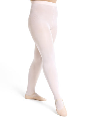 Capezio Ultra Soft Self Knit Waistband Transition Tight - Child - Tights - Close-up