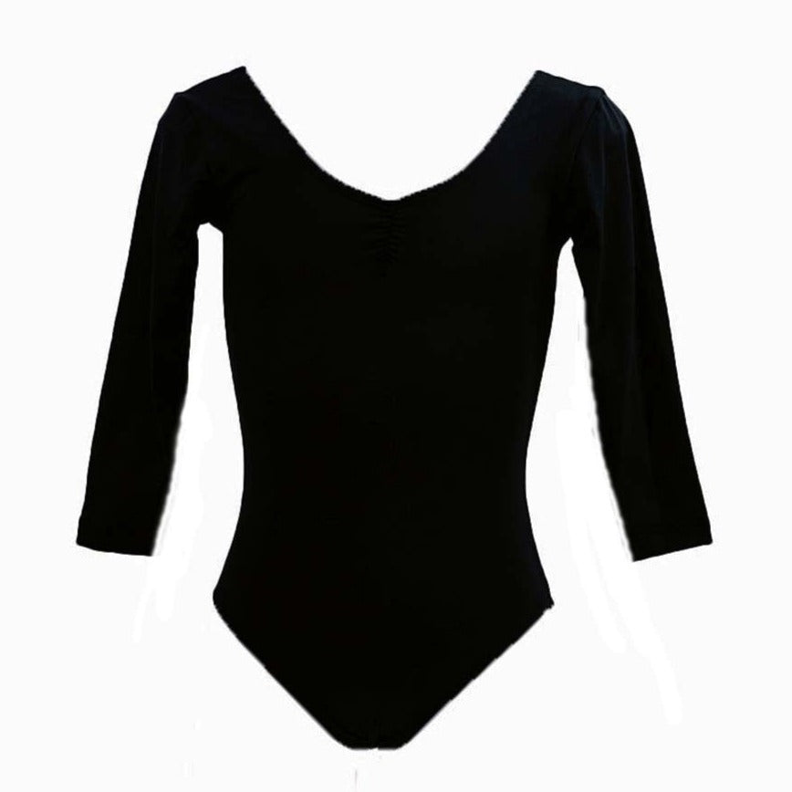 Total Dance Australia Essential 3/4 Sleeve Leotard - Low Back - Leotards