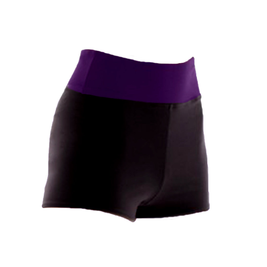 Total Dance Australia Essential Wide Band Short - Coloured Band