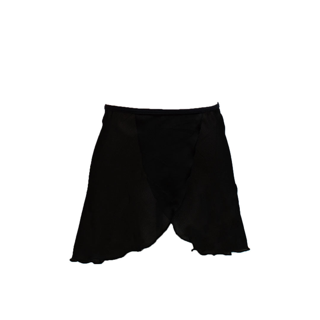 Total Dance Studio Wear Georgette Pull-On Ballet Wrap Skirt - Pull on Ballet Skirt - Side