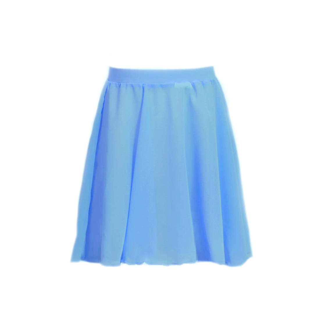 Total Dance Australia Childs Full Circle Skirt - Knee Length - Chiffon/Georgette - Girls Ballet Circle skirt - Back