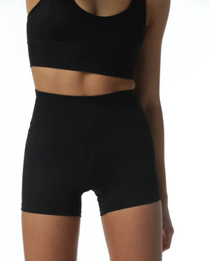 Diamond Active Motion Hi-Rise Short Adult - Black - Shorts - Back