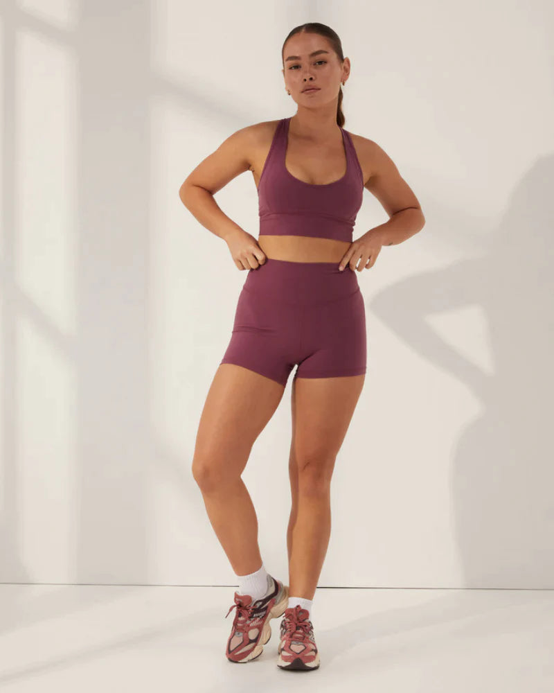 Diamond Active Motion Hi-Rise Short Adult - Grape - Shorts - Back