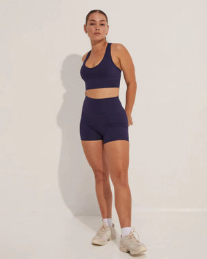 Diamond Active Motion Hi-Rise Short Adult - Blue - Shorts - Back