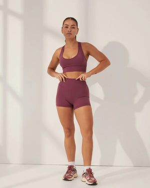 Diamond Active Motion Hi-Rise Short Adult - Grape - Shorts - Detail