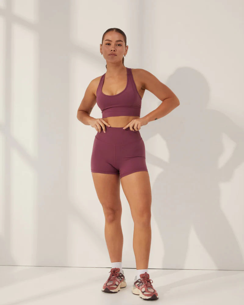 Diamond Active Motion Hi-Rise Short Adult - Grape - Shorts - Detail