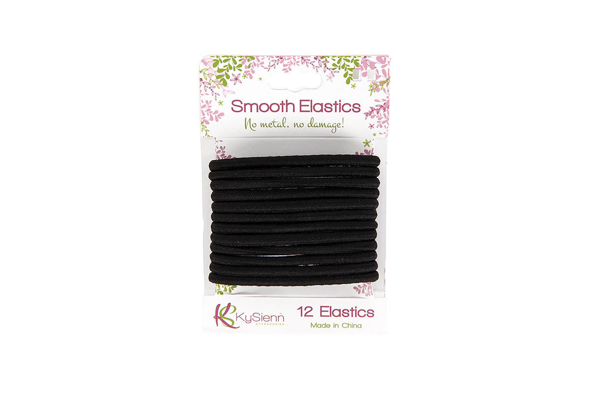KySienn Smooth Hair Ties 12 Pack - Hair elastics - Side