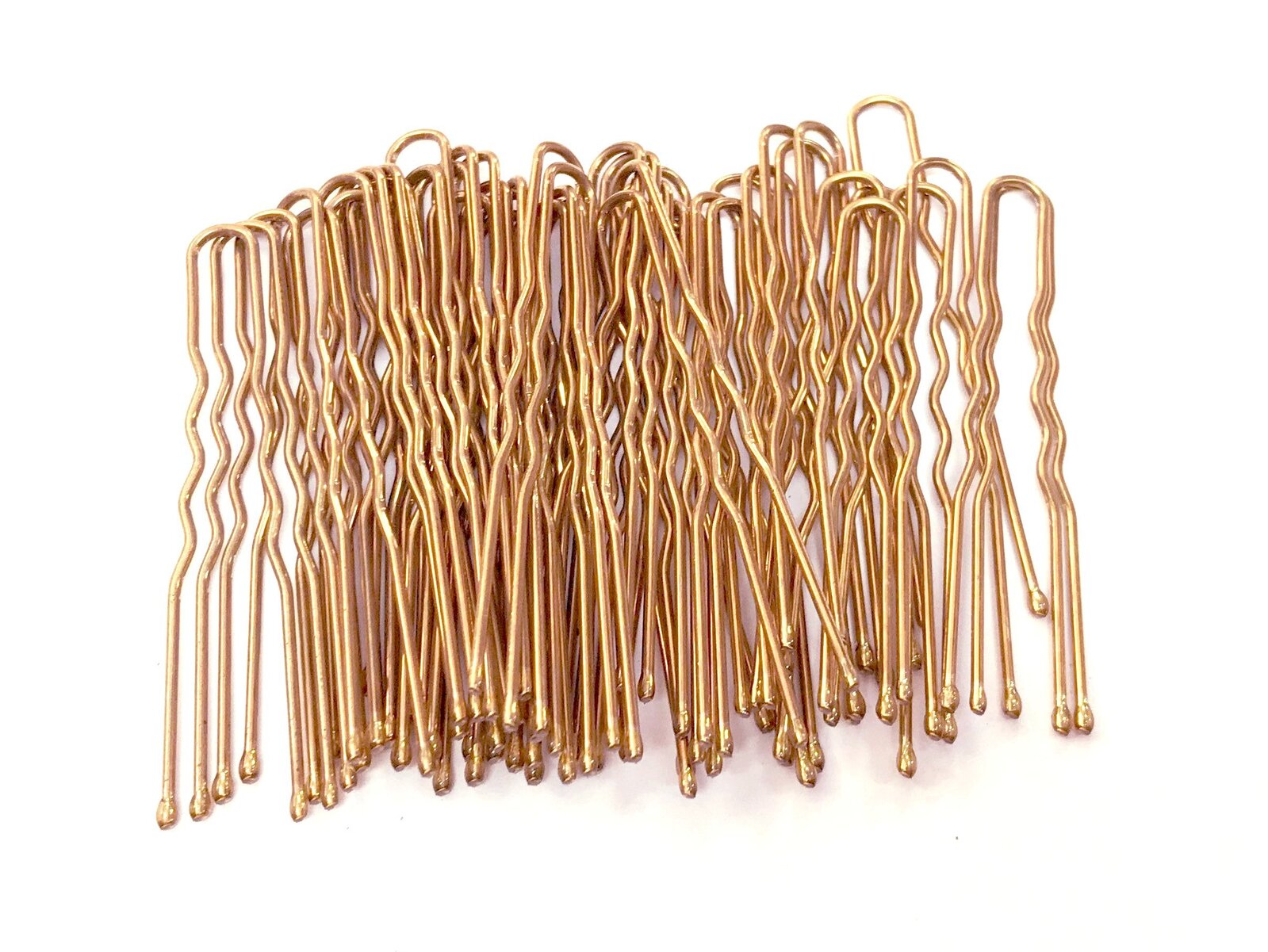 KySienn Ripple Pins 50 Pack 4.5cm Gold - Bun Pins
